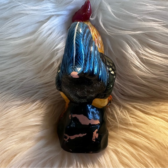 SALE!! Vintage Rooster statue hand painted.      3 - Picture 6 of 7